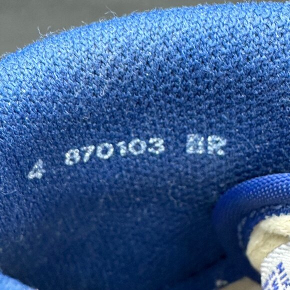 1987 Nike Delta Force Toddler Baby Shoes Blue High Top Sneakers Size 4 READ Vtg - Picture 9 of 15